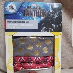 NWT Disney Store Black Panther Hair Accessories